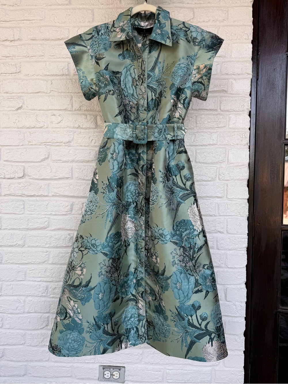 Harper Dress in Sage Mum